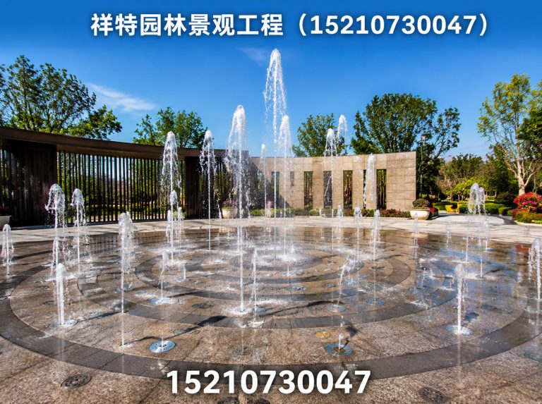 清苑区音乐喷泉展示图